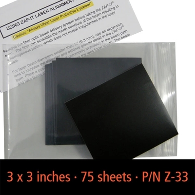 ZAP-IT®激光校准纸3 x 3英寸