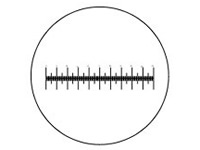 水平测微尺透射分划板