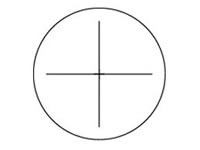 十字分叉线透射分划板